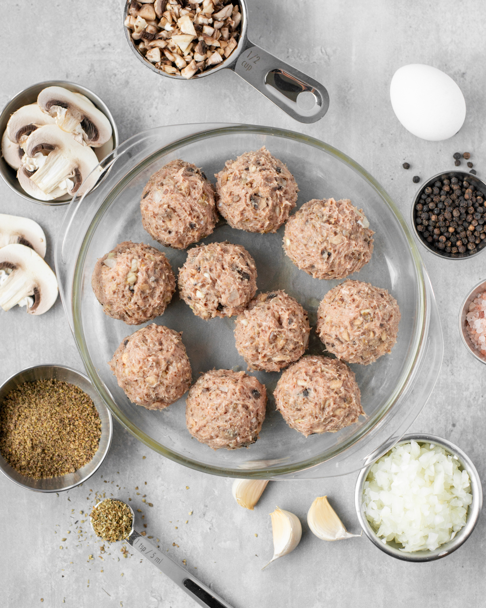 savory-turkey-mushroom-meatballs-garlic-flaxseed-paleo-easy-meal-weekday-dinner-recipes-make-ahead