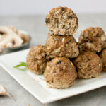 savory-turkey-mushroom-meatballs-garlic-flaxseed-paleo-easy-meatballs-weekday-dinner-recipes-make-ahead