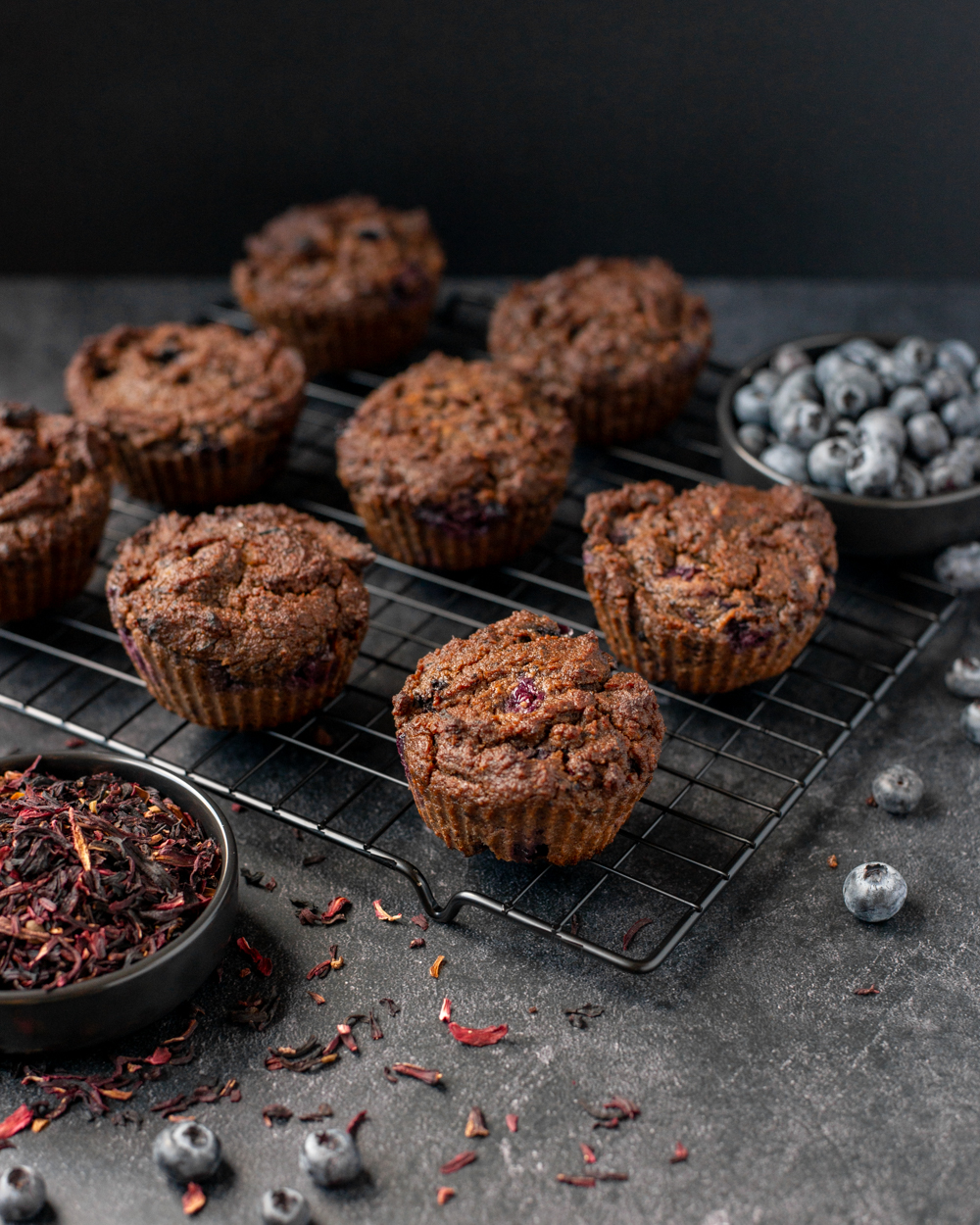 hibiscus-blueberry-muffins-healthy-paleo-breakfast-vegan-gluten-free-walnut-muffins